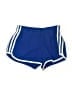Adidas 100% Polyester Stripes Blue Athletic Shorts Size S - photo 1