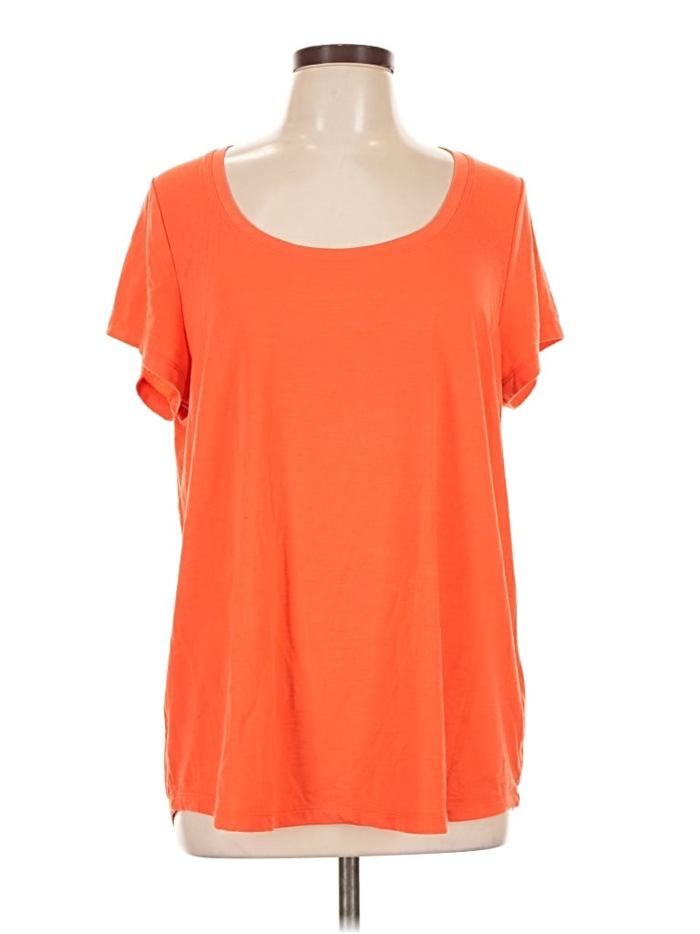 Pre-owned Athleta Short Sleeve T-shirt In Orange