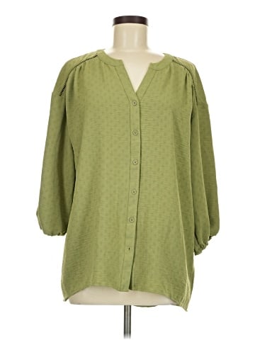 wonderly 3/4 Sleeve Blouse (view 1)
