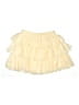 Entro 100% Polyester Solid Ivory Formal Skirt Size L - photo 2