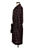 L'Agence 100% Silk Plaid Black Long Sleeve Button-Down Shirt Size 8 - photo 5