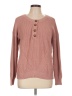 Maurices Solid Pink Pullover Sweater Size L - photo 1