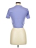 Assorted Brands Blue Short Sleeve Turtleneck Size M - photo 2