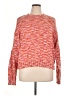 Tint & Shadow Tweed Orange Pullover Sweater Size XL - photo 1