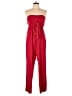 Venus Solid Red Jumpsuit Size L - photo 1