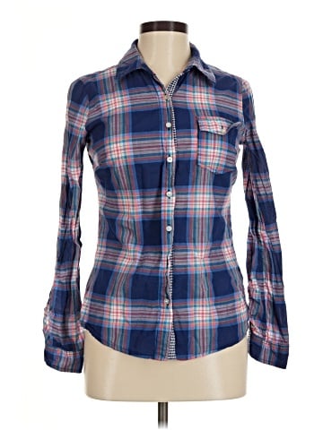 Girl Krazy Long Sleeve Button-Down Shirt (view 1)