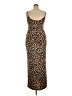 Boohoo Animal Print Brown Casual Dress Size 18 - photo 2