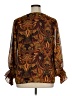 Vince Camuto 100% Polyester Brown Long Sleeve Blouse Size XL - photo 2