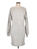 Nine West Gray Casual Dress Size L - photo 1