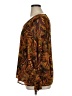 Vince Camuto 100% Polyester Brown Long Sleeve Blouse Size XL - photo 5