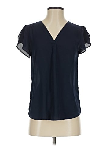 Ann Taylor LOFT Outlet Short Sleeve Blouse (view 1)