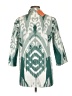 Sheridan French Green 3/4 Sleeve Blouse Size L - photo 2