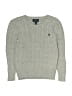 Polo by Ralph Lauren 100% Cotton Gray Pullover Sweater Size 6 - photo 1
