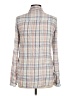 Bongo 100% Rayon Plaid Ivory Long Sleeve Button-Down Shirt Size M - photo 2