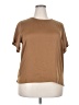 A New Day 100% Polyester Brown Short Sleeve Top Size XXL - photo 1