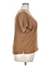 A New Day 100% Polyester Brown Short Sleeve Top Size XXL - photo 4