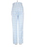 Zara Checkered-gingham Blue Casual Pants Size S - photo 2