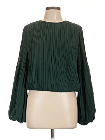 Pinch Long Sleeve Blouse (view 1)