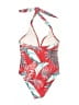Unbranded Tropical Red One Piece Swimsuit Size S - photo 2