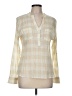 Carve Designs Ivory Long Sleeve Blouse Size M - photo 1