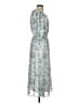 Max Studio 100% Polyester Floral Blue Cocktail Dress Size S - photo 4