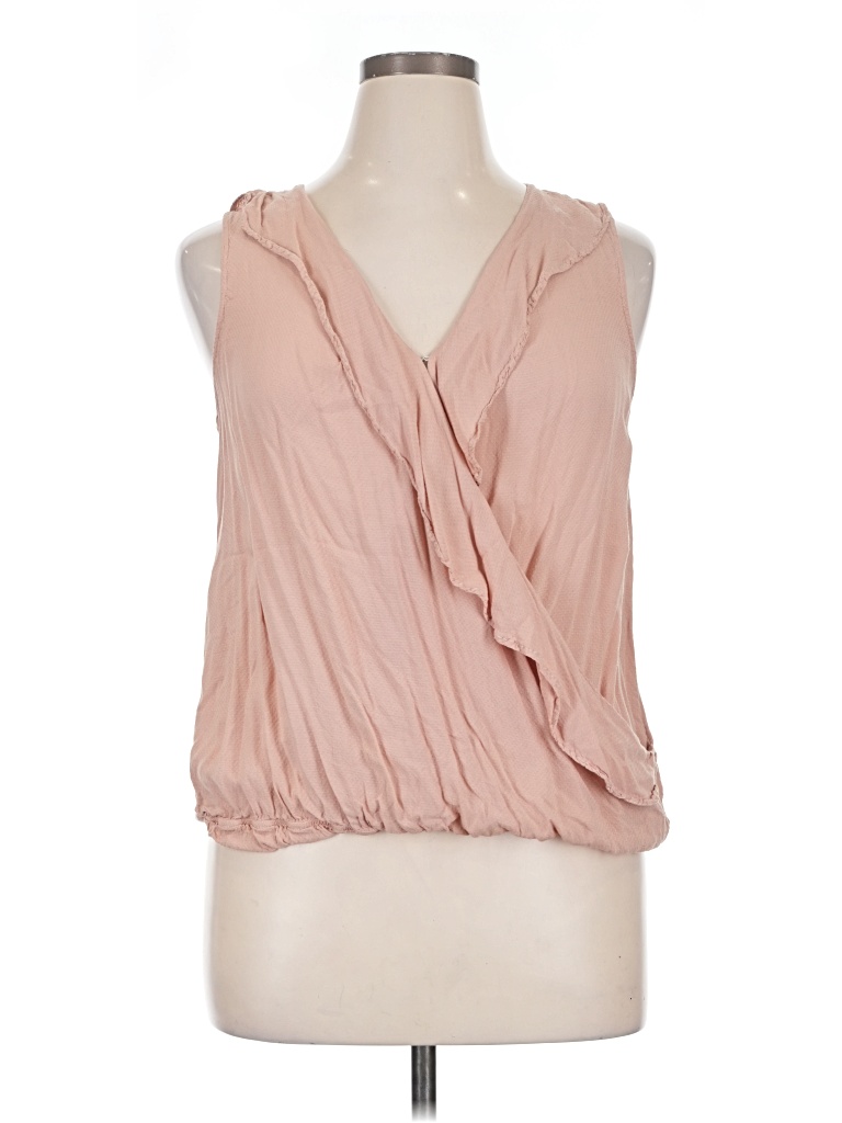 Pre-owned A New Day Sleeveless Blouse In Pink