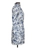 Aqua 100% Polyester Print Blue Cocktail Dress Size M - photo 4