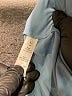Unbranded Solid Blue Active Pants Size L (tall) - photo 8