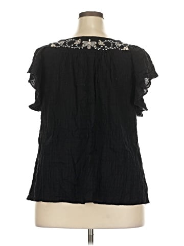 Max Studio Short Sleeve Blouse (view 2)