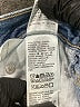 Levi's 100% Cotton Blue Denim Shorts Size 28 waist - photo 5