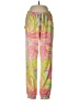 Lilly Pulitzer Floral Tropical Pink Casual Pants Size M - photo 1