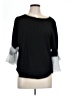 Unbranded Black 3/4 Sleeve Top Size L - photo 1
