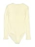 On Twelfth 100% Acrylic Yellow Bodysuit Size S - photo 2