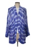 Chico's 100% Linen Blue Cardigan Size Lg (2) - photo 1