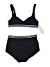 Solid & Striped 100% Polymide Stripes Black Two Piece Swimsuit Size M - photo 1