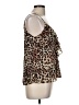 Les Serein 100% Polyester Animal Print Brown Tank Top Size M - photo 4