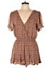 She + Sky Hearts Brown Romper Size M - photo 1