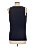 August Silk Blue Sleeveless Blouse Size L - photo 2