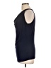 August Silk Blue Sleeveless Blouse Size L - photo 5