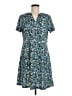 MIHOLL Print Blue Casual Dress Size M - photo 1