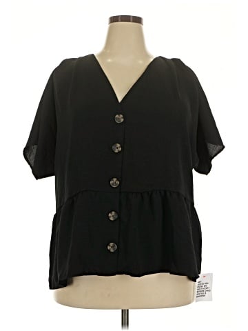 ASOS Design Short Sleeve Blouse (view 1)