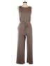 Automet Solid Brown Jumpsuit Size M - photo 1