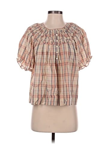 The Great. Short Sleeve Blouse (view 1)