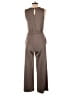 Automet Solid Brown Jumpsuit Size M - photo 2