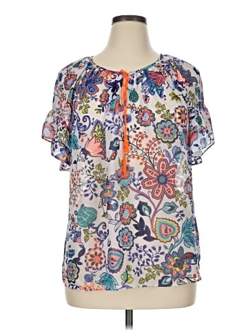Milly Short Sleeve Blouse (view 1)