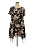 SJS Floral Black Casual Dress Size 2X - photo 1