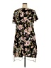 SJS Floral Black Casual Dress Size 2X - photo 2