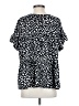 VIISHOW Black Short Sleeve Blouse Size S - photo 2