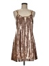 Equipment 100% Polyester Gold Cocktail Dress Size M - photo 1
