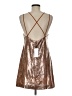 Equipment 100% Polyester Gold Cocktail Dress Size M - photo 2